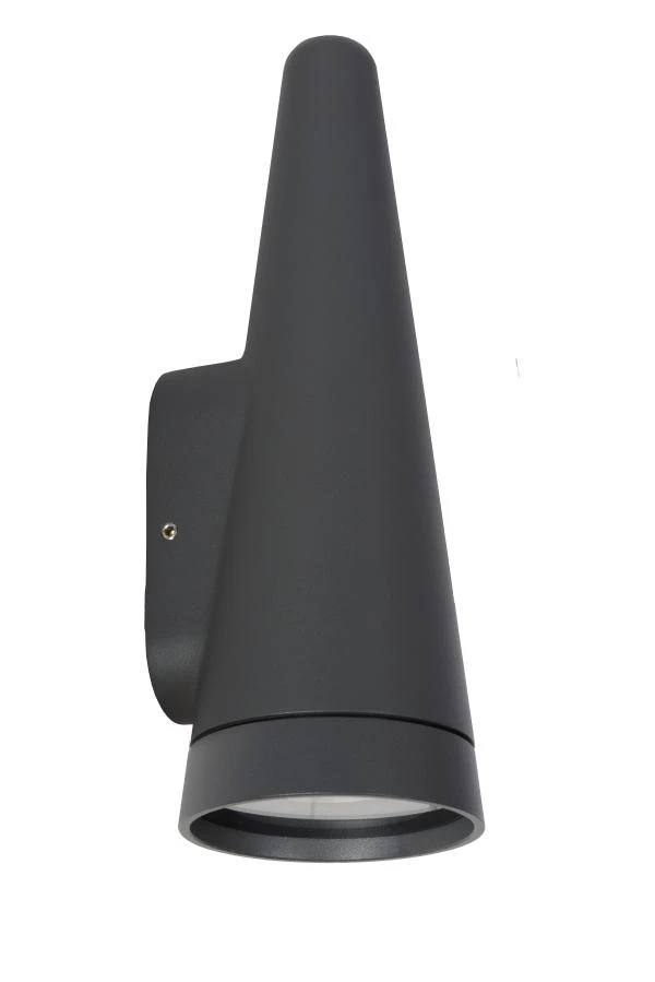 Lucide WIZARD - Wandlamp Binnen/Buiten - LED Dimb. - 1xGU10 - IP54 - Antraciet - uit